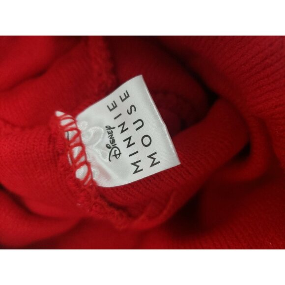 NEW- Concept One Red and Black Minnie Mouse Pom Pom Beanie Acrylic Winter - Picture 6 of 7